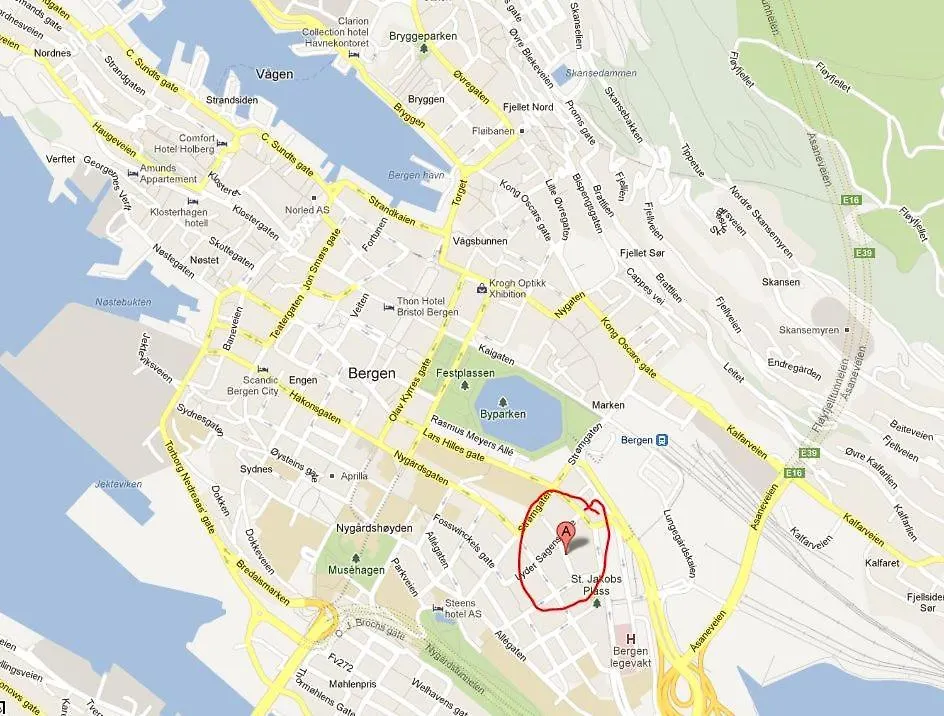 80 Square Metre Flat In The Heart Of Bergen - 2 Big Bedrooms 0*,